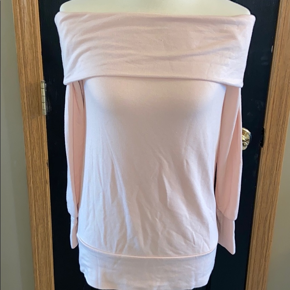 NWT XS Lauren Conrad Off the Shoulder Sweatshirt